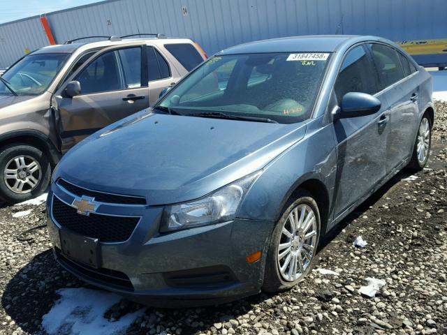 1G1PK5SC2C7339263 - 2012 CHEVROLET CRUZE ECO BLUE photo 2