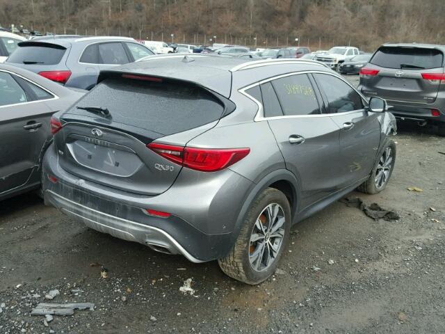 SJKCH5CR8HA019198 - 2017 INFINITI QX30 BASE GRAY photo 4