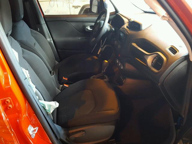 ZACCJAAT1GPD62366 - 2016 JEEP RENEGADE S წითელი ფოტო 5