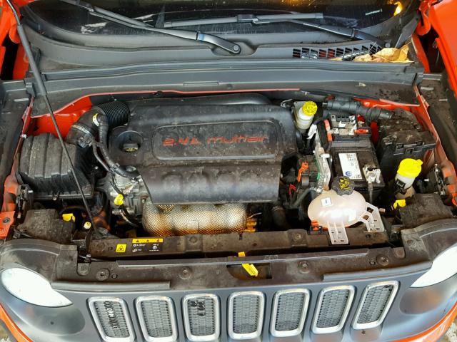 ZACCJAAT1GPD62366 - 2016 JEEP RENEGADE S წითელი ფოტო 7