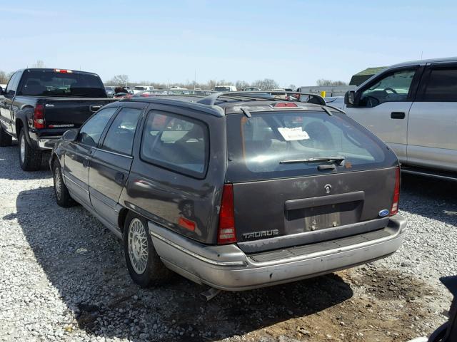 1FACP5845MG218693 - 1991 FORD TAURUS LX GRAY photo 3