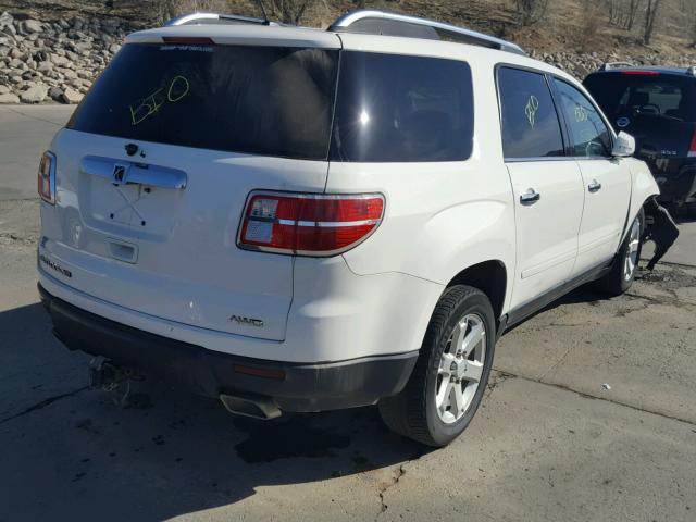 5GZEV23728J144522 - 2008 SATURN OUTLOOK XR თეთრი ფოტო 4