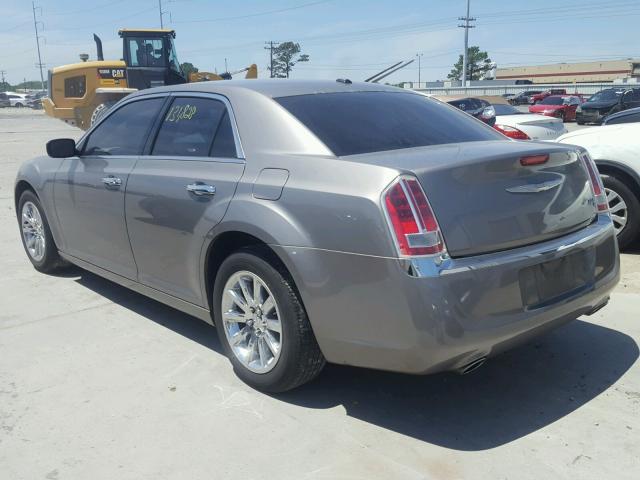 2C3CCAET9EH169938 - 2014 CHRYSLER 300C GRAY photo 3