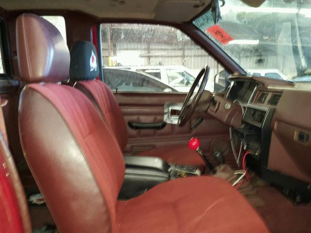 1N6SD16Y6MC302071 - 1991 NISSAN TRUCK KING RED photo 5