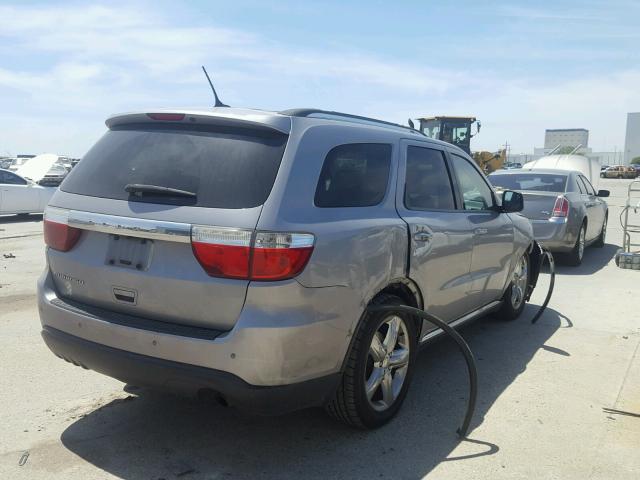 1C4RDHAG7DC698827 - 2013 DODGE DURANGO SX SILVER photo 4