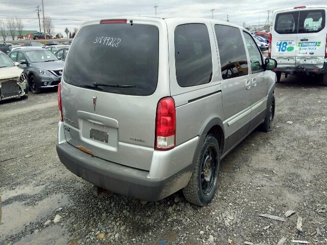 1GMDV03L45D267940 - 2005 PONTIAC MONTANA SV SILVER photo 4