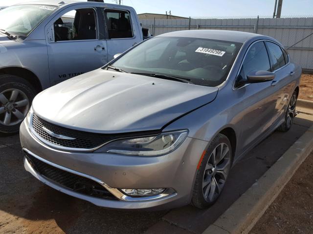 1C3CCCCB5GN111891 - 2016 CHRYSLER 200 C GRAY photo 2