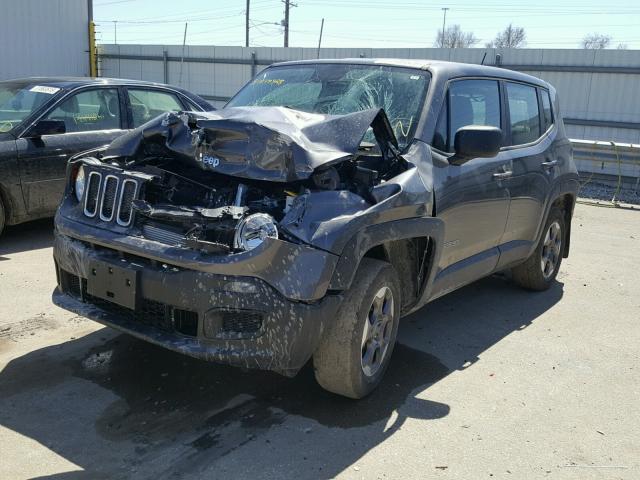 ZACCJBAT5GPD05934 - 2016 JEEP RENEGADE S 灰色 照片 2