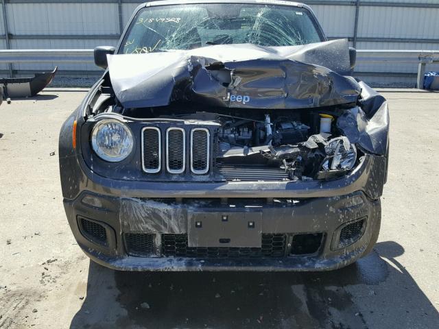 ZACCJBAT5GPD05934 - 2016 JEEP RENEGADE S 灰色 照片 9