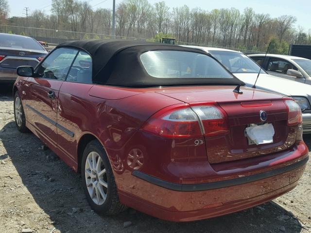 YS3FD75Y656017923 - 2005 SAAB 9-3 ARC RED photo 3