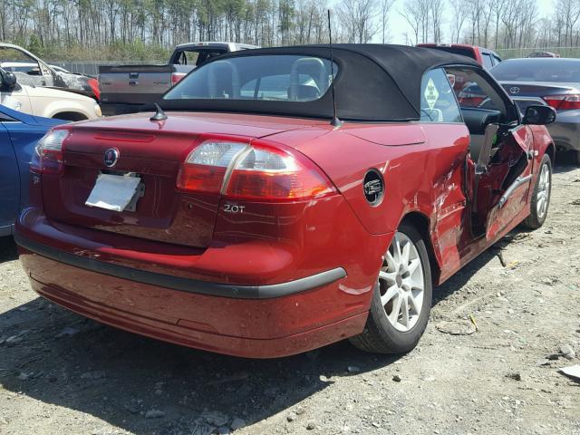 YS3FD75Y656017923 - 2005 SAAB 9-3 ARC RED photo 4