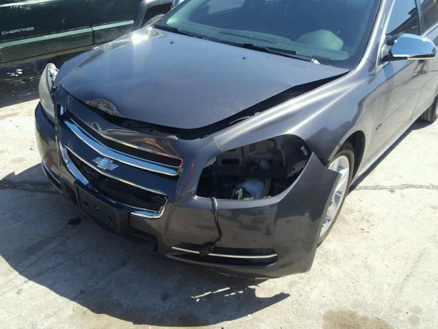 1G1ZC5EB0A4160856 - 2010 CHEVROLET MALIBU 1LT GRAY photo 9