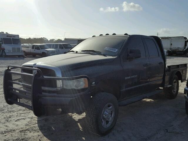 3D7KU28C74G261527 - 2004 DODGE RAM 2500 S BLACK photo 2