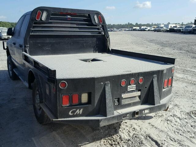 3D7KU28C74G261527 - 2004 DODGE RAM 2500 S BLACK photo 3