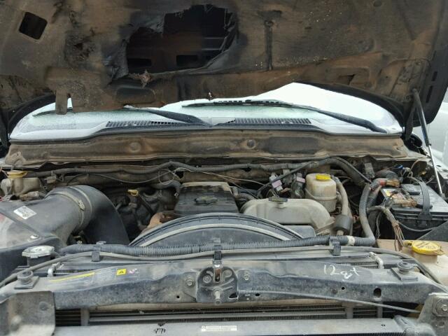 3D7KU28C74G261527 - 2004 DODGE RAM 2500 S BLACK photo 7