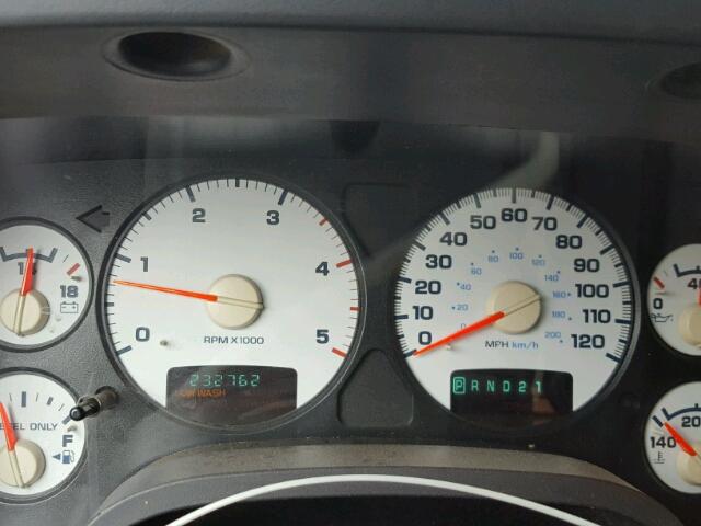 3D7KU28C74G261527 - 2004 DODGE RAM 2500 S BLACK photo 8