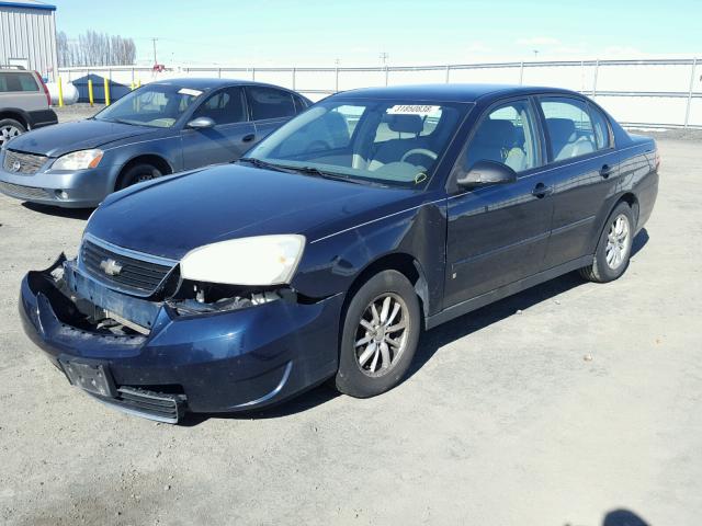 1G1ZS57F47F171925 - 2007 CHEVROLET MALIBU LS 蓝色 照片 2