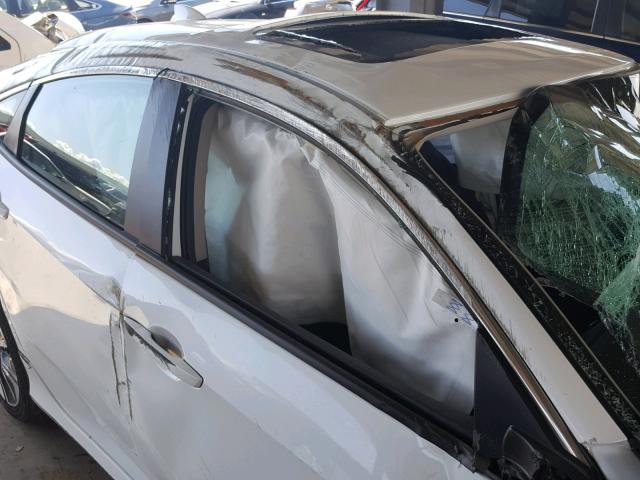 2HGFC1F73HH650638 - 2017 HONDA CIVIC EXL WHITE photo 9