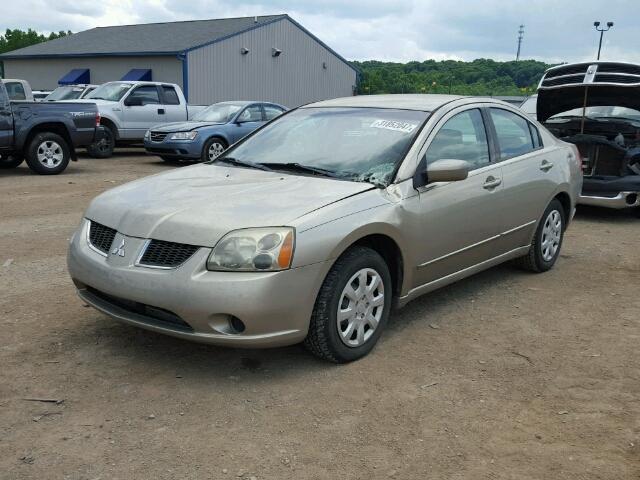 4A3AB36F86E046048 - 2006 MITSUBISHI GALANT ES BEIGE photo 2