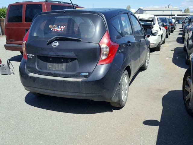 3N1CE2CP6EL400550 - 2014 NISSAN VERSA NOTE BLACK photo 4