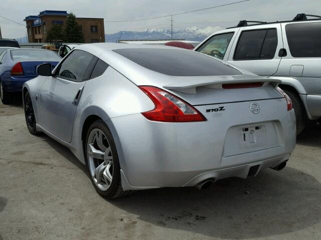 JN1AZ44E39M409254 - 2009 NISSAN 370Z SILVER photo 3