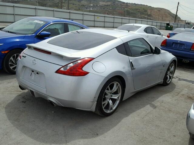 JN1AZ44E39M409254 - 2009 NISSAN 370Z SILVER photo 4