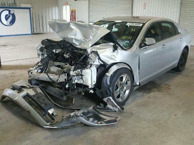 1G1ZC5E05AF281014 - 2010 CHEVROLET MALIBU 1LT SILVER photo 2