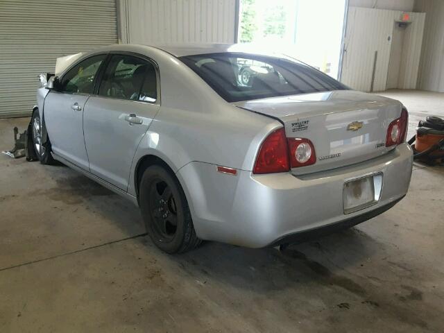 1G1ZC5E05AF281014 - 2010 CHEVROLET MALIBU 1LT SILVER photo 3