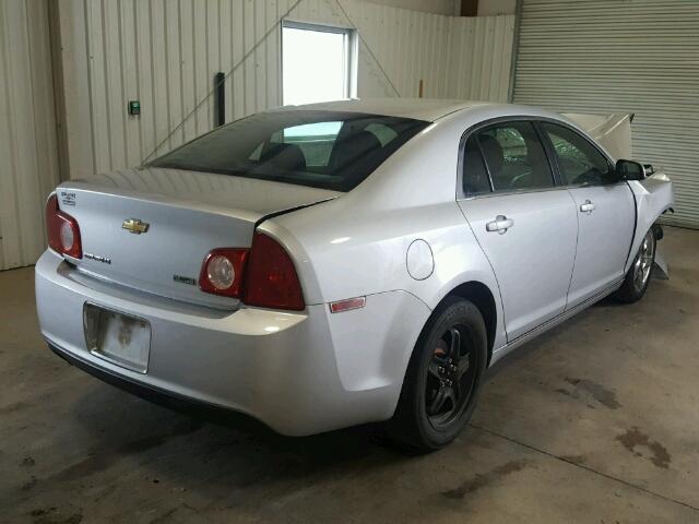 1G1ZC5E05AF281014 - 2010 CHEVROLET MALIBU 1LT SILVER photo 4