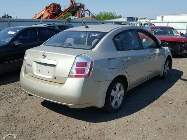 3N1AB61EX8L699330 - 2008 NISSAN SENTRA 2.0 TAN photo 4