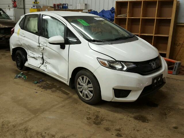 JHMGK5H5XHS010779 - 2017 HONDA FIT LX WHITE photo 1