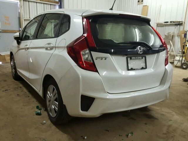 JHMGK5H5XHS010779 - 2017 HONDA FIT LX أبيض صورة 3