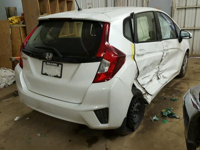 JHMGK5H5XHS010779 - 2017 HONDA FIT LX أبيض صورة 4
