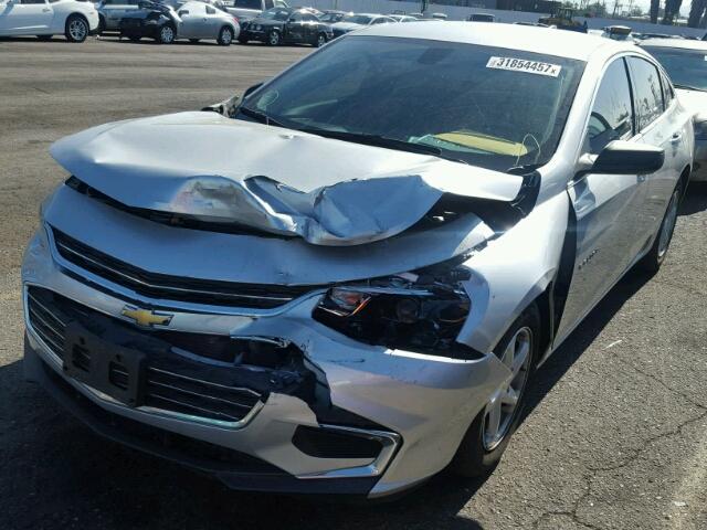 1G1ZB5ST4GF268216 - 2016 CHEVROLET MALIBU LS ვერცხლისფერი ფოტო 2