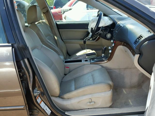 4S3BL856384206445 - 2008 SUBARU LEGACY 3.0 BROWN photo 5