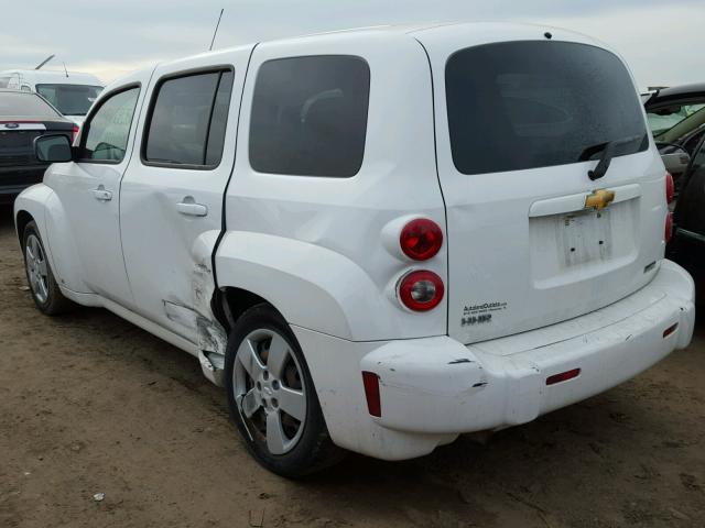 3GNBAADB1AS524881 - 2010 CHEVROLET HHR LS WHITE photo 3