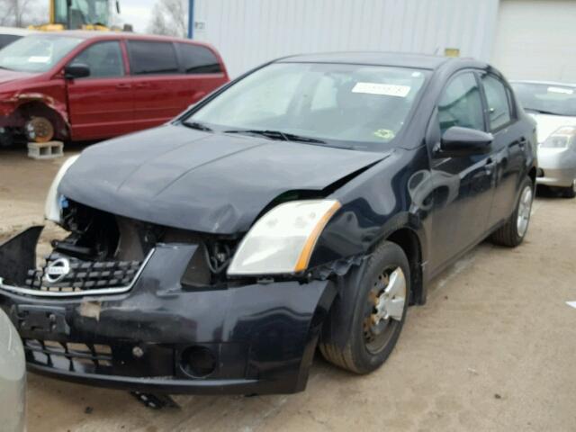 3N1AB61E78L710512 - 2008 NISSAN SENTRA 2.0 BLACK photo 2