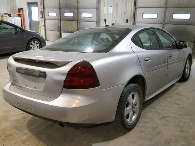 2G2WP552161196741 - 2006 PONTIAC GRAND PRIX SILVER photo 4