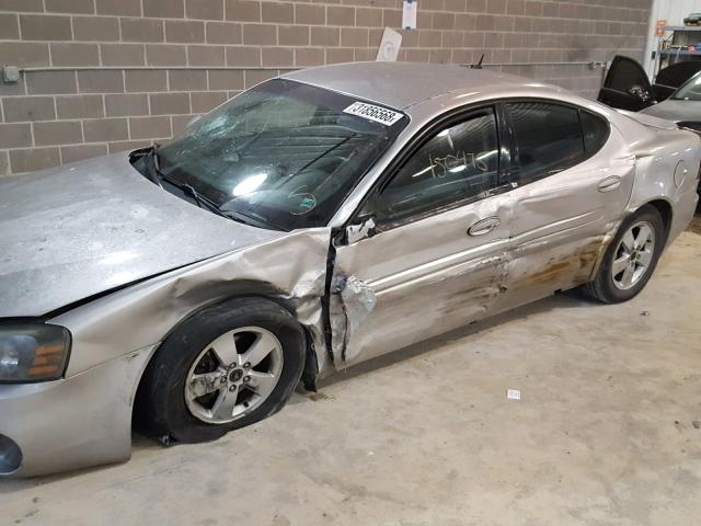 2G2WP552161196741 - 2006 PONTIAC GRAND PRIX SILVER photo 9