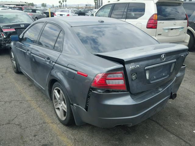 19UUA66216A055829 - 2006 ACURA 3.2TL GRAY photo 3