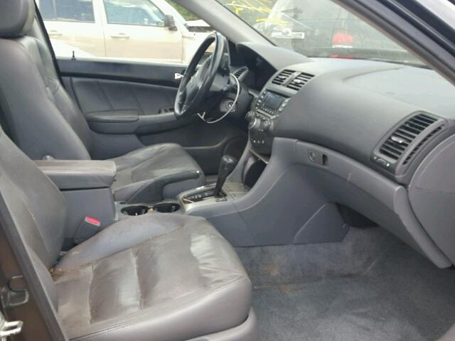 1HGCM66515A061755 - 2005 HONDA ACCORD EX GRAY photo 5