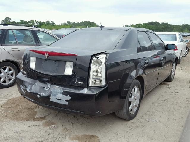 1G6DM57T160156255 - 2006 CADILLAC CTS BLACK photo 4