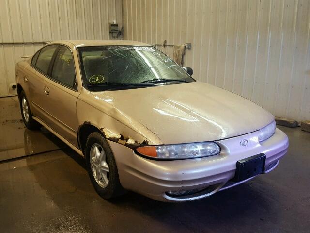 1G3NL52F23C327899 - 2003 OLDSMOBILE ALERO GL GOLD photo 1