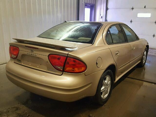 1G3NL52F23C327899 - 2003 OLDSMOBILE ALERO GL GOLD photo 4