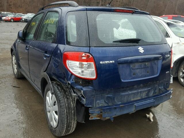 JS2YB5A33B6300995 - 2011 SUZUKI SX4 BASE BLUE photo 3