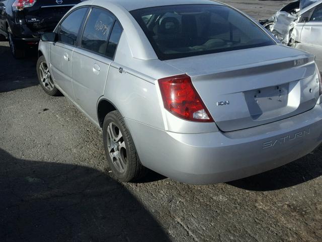 1G8AL52F15Z110420 - 2005 SATURN ION LEVEL SILVER photo 3