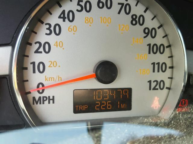 1G8AL52F15Z110420 - 2005 SATURN ION LEVEL SILVER photo 8