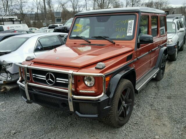 WDCYC7DH0JX287085 - 2018 MERCEDES-BENZ G 63 AMG ORANGE photo 2