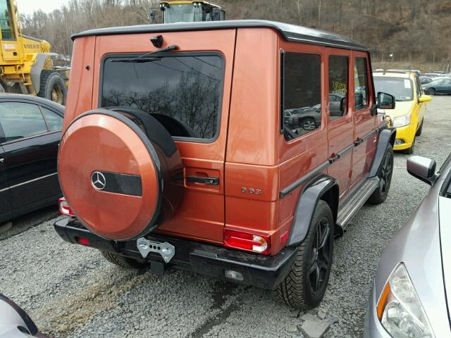 WDCYC7DH0JX287085 - 2018 MERCEDES-BENZ G 63 AMG ORANGE photo 4