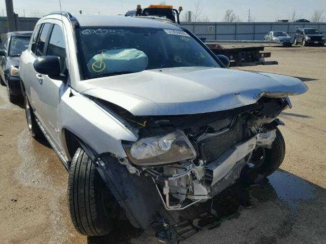 1C4NJCBA4ED573784 - 2014 JEEP COMPASS SP SILVER photo 1